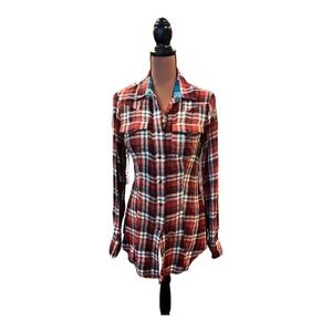 Preloved RA-ER Flannel Shirt Made in Italy Size 46

#B118